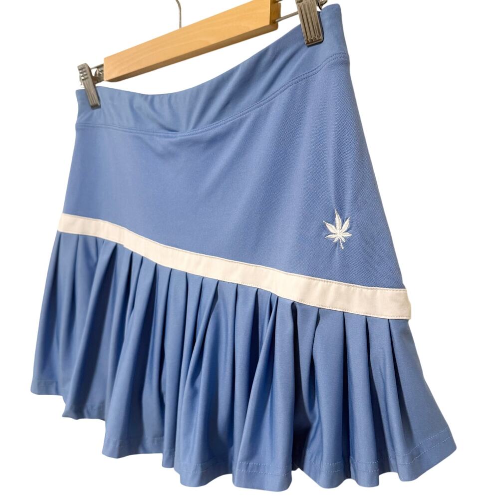 Boast Pleated Tennis Skort Sz. S Blue White Y2K Golf Skirt Preppy Coquette Twee - Picture 4 of 10